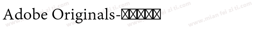 Adobe Originals字体转换